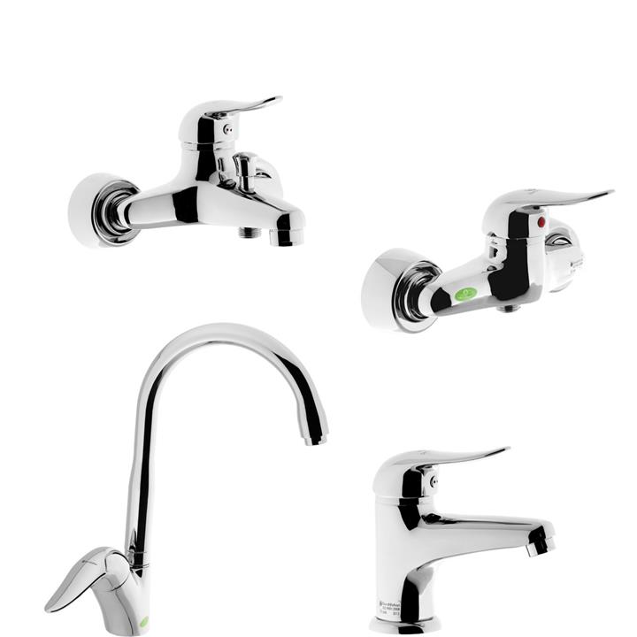 ست شیرآلات درخشان مدل آوا Derakhshan Ava Set Faucets